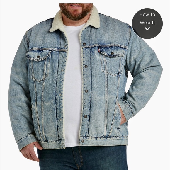 Levi’s Other - Levi’s men’s big and tall Sherpa denim jacket.